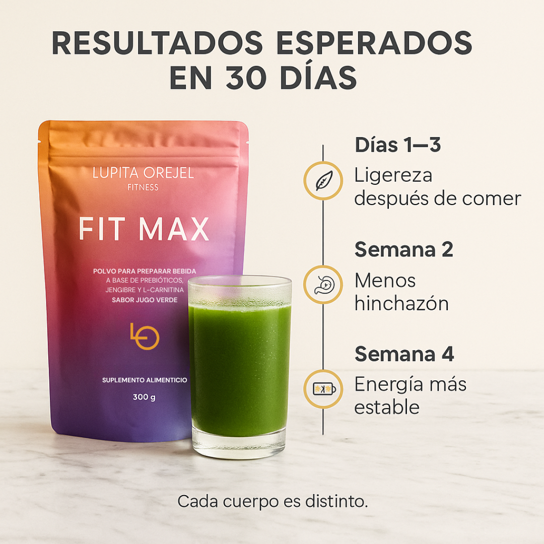 Fit Max -  Tu jugo verde inteligente para sentirte tú otra vez.