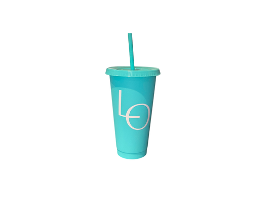 Vaso con Popote