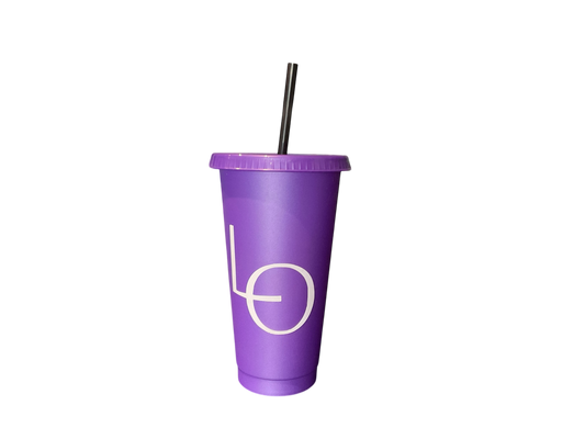 Vaso con Popote