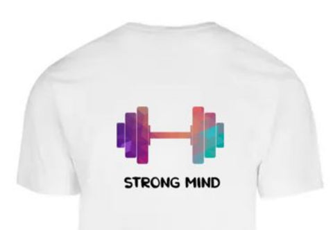 Blusa Corta Blanca “strong mind”