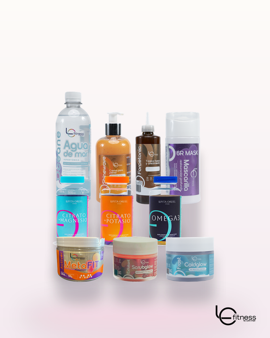 Kit Mostrador de distribuidora LO Fitness — 34 piezas