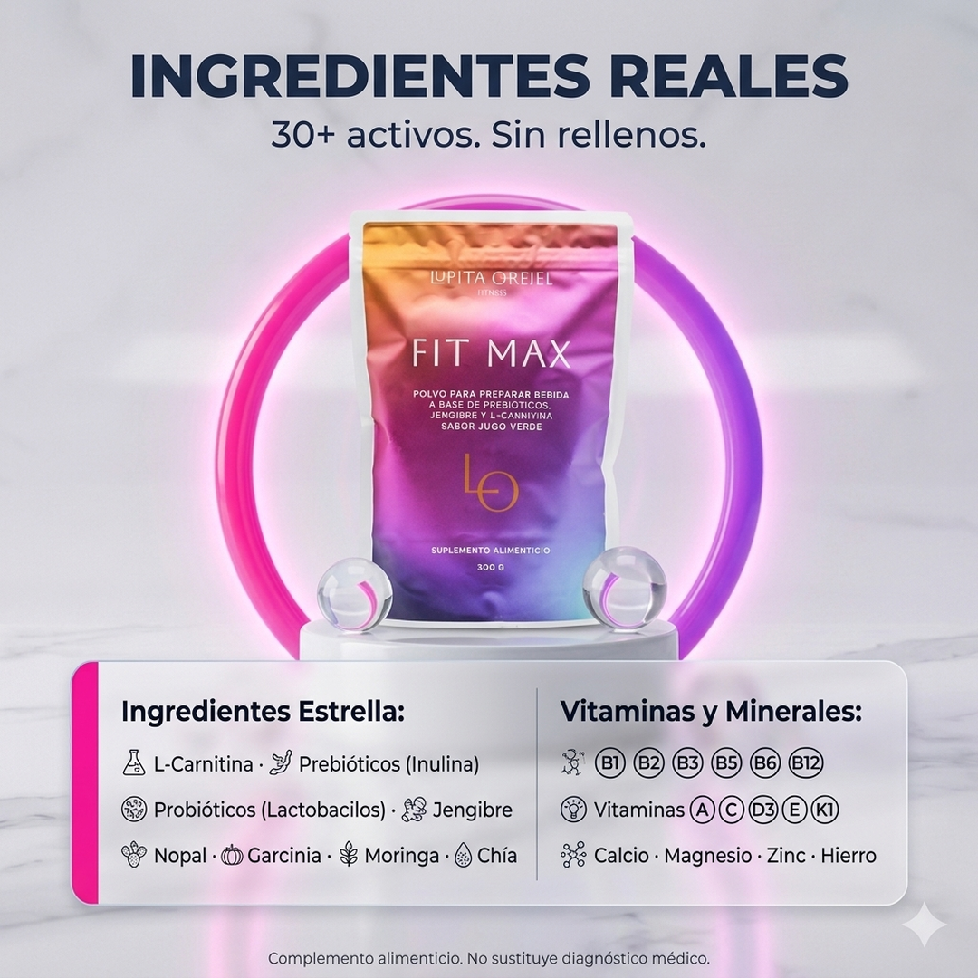 Fit Max -  Tu jugo verde inteligente para sentirte tú otra vez.